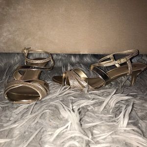 Gold heels